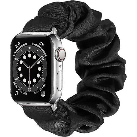 Scrunchies Kompatibla med Apple Watch Armband 38mm 40mm Elastiskt Mönstrat Push Armband Kompatibelt med Apple Watch Series 7 6 5 4 3 2 1 SE