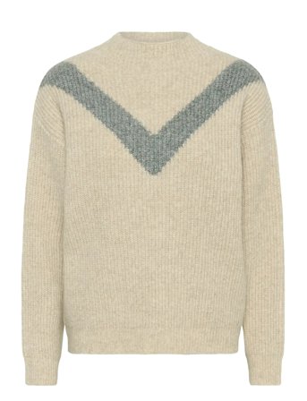 Kaelina Pullover Beige Kaffe