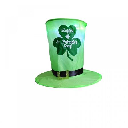St. Patricks Day Dekorationer Lysande Hattar Led Ljus Irländsk Festival Tillbehör För Dekorering Sovrum Hem Trädgård Bröllop Fest,wz-1744 (FMY)