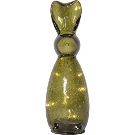 Star Trading - Bordlampe Glasdekoration Harry Green 581-38 Grønn