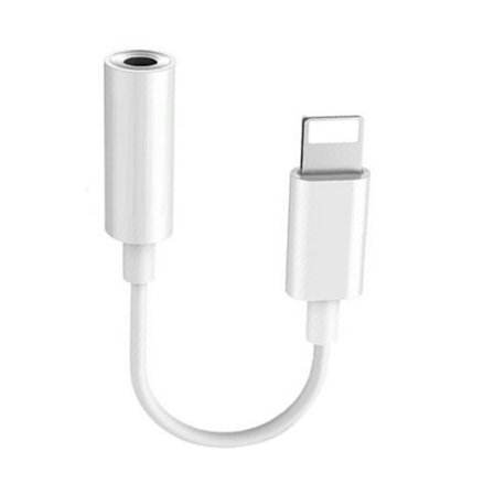 Kompatibel med Apple Lightning till 3.5mm Hörlursadapter /