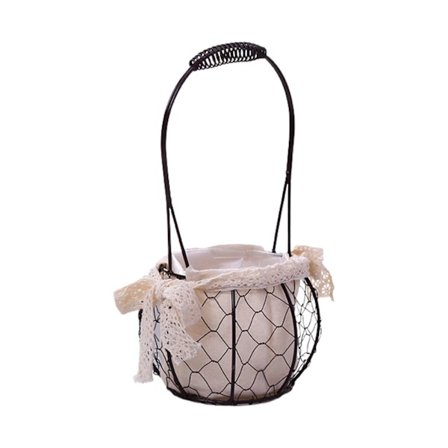 Rautaiset kukka-amppelit häälahjoiksi kukka-asetelmiin, kukka-amppeli, mehikasvi- ja viherkasvi-amppelit