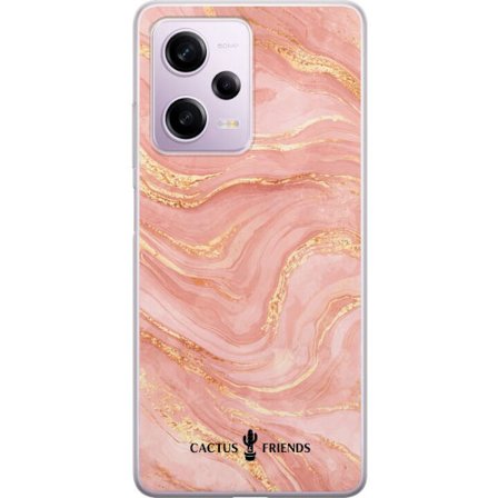 Yhteensopiva Puhelinkuori Xiaomi Xiaomi Redmi Note 12 Pro Cactus and Friends – RoseGoldFlow