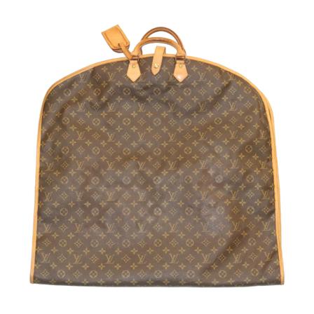 Louis Vuitton Vintage, Pre-obned clothes door cover Bruin, Heren, Maat:ONE Size,leer