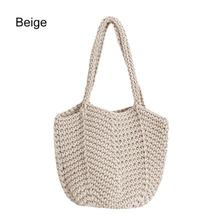 Heklet Tote Bag Beach Bag BEIGE