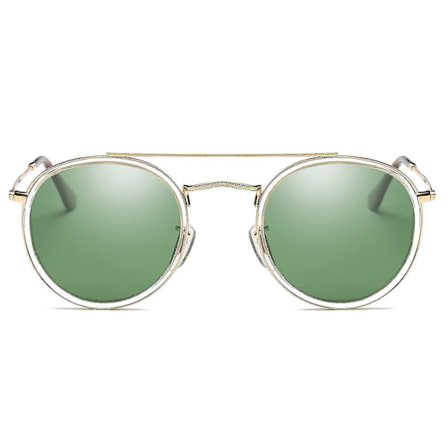 Aurinkolasit, polarisoidut pyöreät aurinkolasit lasit ympyrä retro aurinkolasit Hippie Specs Sung