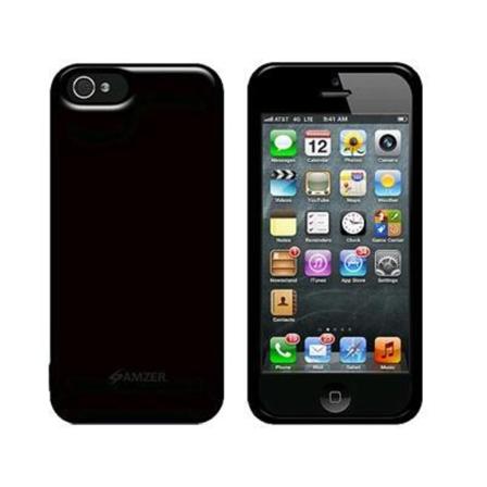 Skal I Gummi, Iphone 5/5s/se, Svart Svart