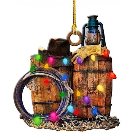 Hatt Stövlar Ornament Xmas Tree Hängande Skylt B-3PCS B-3PCS