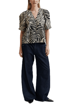 Second Female Pranni Blouse Blusar Dam Svart S