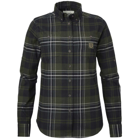 Chevalier W's Heron Flannel Shirt October Green Checked