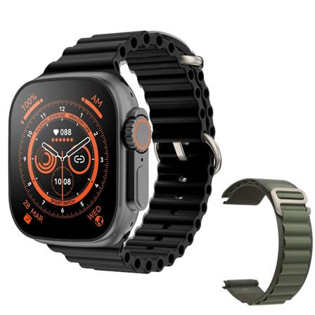 Ny Smart Watch Ultra 8 NFC GPS Track 49mm Herre Dame Smartwatch Series 8 Termometer Bluetooth-opkald Vandtæt Sport Til App