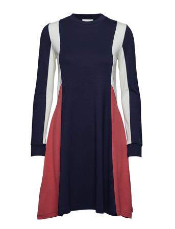 Mandy Dress Knelang Kjole Blå Wood Wood