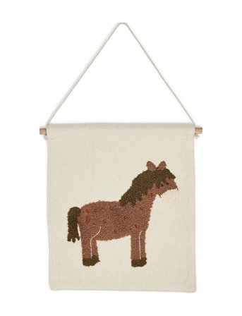 Smallstuff Wall Deco, Horse - White - ONE SIZE