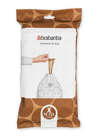 BRABANTIA Avfallspose PerfectFit 40stk X 10-12l