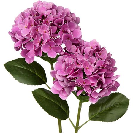 Hortensia Kunstige Blomster 49CM Høy Kunstige Blomster Hortensia Planter Dekor
