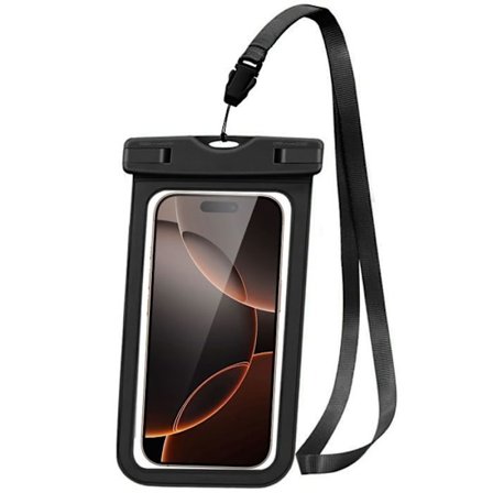 Vandtæt Cover til Samsung Galaxy S25+ S25 Edge S24 FE S23 FE S22 S21 FE S20 S10, IPX8 Beskyttelse Følsom Berøring - Sort