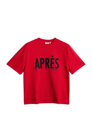 J.Lindeberg - Hale Seasonal Logo T-shirt - Fashion - Red - Men - S