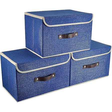 Sammenleggbar oppbevaringsboks oppbevaringsbokser med lokk, klut oppbevaringskurv kuber gave