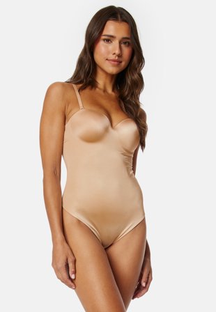 DORINA - Sublime Sculpt Light Padded Thong Bodysuit - BE0001-Beige - Kläder - - Bubbleroom