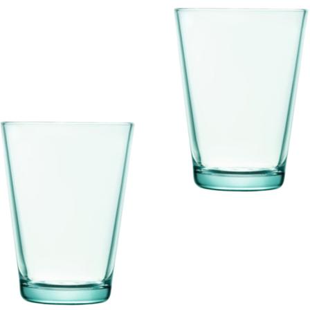 Iittala Kartio Glas 40 cl Vattengrön 2-pack