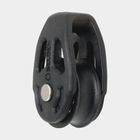 Polea simple Seldén BBB 20, fija, con rodamientos, se fija con cabo, adecuada para cabos Ø2 - 6 mm