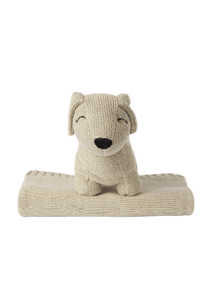 Koja Presentbox gosedjur + filt OLIVIA Bädda Beige ONESIZE