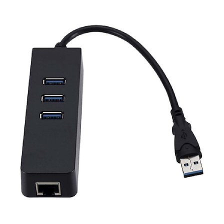 Usb3.0 Gigabit Etet Adapter 3 Porte Usb Til Rj45 Lan Til Stationær Computer