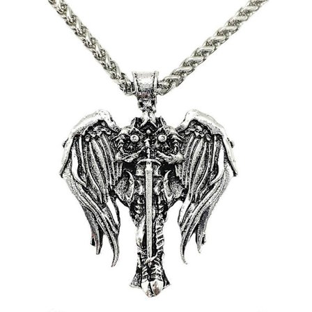 Arkkienkeli Suojelus Amuletti Irlantilainen Risti Diablo Enkelinsiivet Pakanariipus Talismaani Kaulakoru Miehet Naiset Dropship-toimittajat