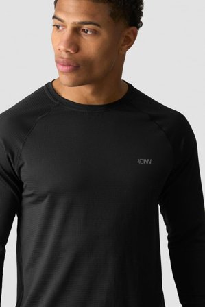 Training Mesh Long Sleeve Men Black
