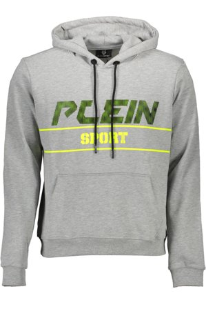 Plein Sport Felpa Senza Zip Uomo Grigio
