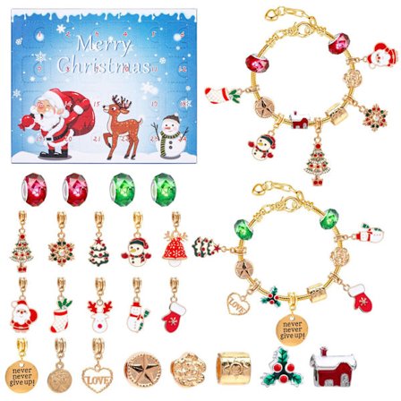 Barns Jul Adventskalender Armband Smycken Blind Box Stil 5