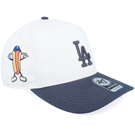 47 Brand - MLB Weiss Adjustable Cap - Los Angeles Dodgers MLB Icon 47 Hitch Cap White/Navy Adjustable @ Hatstore