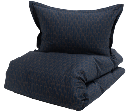 Borås Cotton Betty Sengesett Sateng Blå 140x200