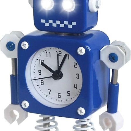Robot-vekkerklokke uten tikkende lyd: moderne og stille
