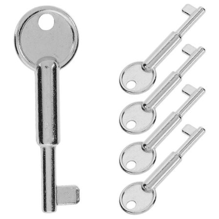 5 st Nödstoppsbrytare Nycklar Metall Nödstoppsknapp Nyckel Nödstoppsknapp Nyckel