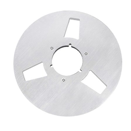 3 Håls 10,5 tums Öppen Spole Ljudband Tom Nab Nav Spole-till-Spole Inspelare med Skiva Ny Aluminium Acc