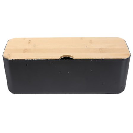 Kabelbox i Plast, Uttagssorterare, Kabeluppsamlare, Svart