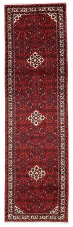 Hosseinabad Rug Hand Knotted 84X285 Runner Persia