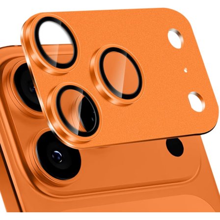 Kameralinsskydd Kompatibelt med iPhone 17 Pro Max 5G, Full täckning 9H härdat glas bakre lins, HD Aluminiumlegering