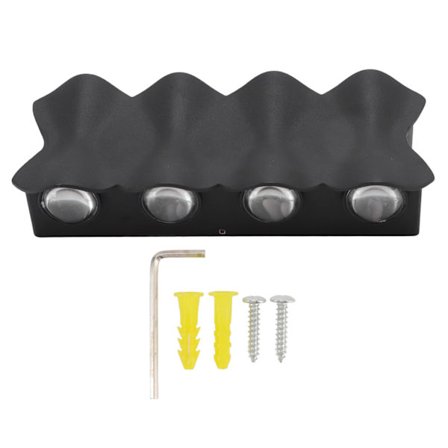 LED Vedenpitävä Seinävalaisin 8W 3000K Moderni Alumiininen Ulkovalo Eteiseen Käytävälle Pihaan 85-265V