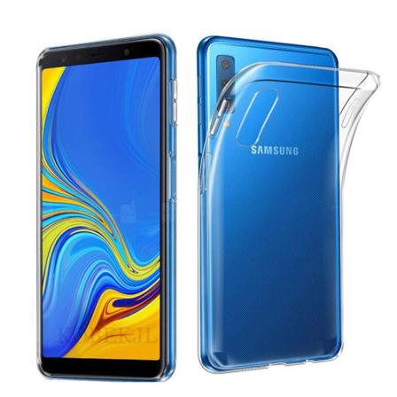 Samsung Galaxy A7 2018 - Smart Skyddsskal I Silikon Från Floveme Transparent/genomskinlig