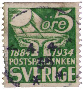 Sverige - AFA 222 - Stemplet