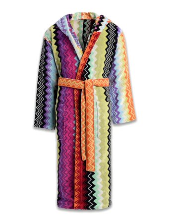 Missoni Home Giacomo Bathrobe Hooded - Multi/patterned - S