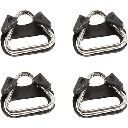 4 stk. Trekantkamera-stropp, Trekantkrok for kamera, Kamerastroppkrok for kamera, Kamerastroppkrok, Kamerasplittringkrok, Kameratrekant Ri