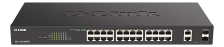 D-LINK DGS 1100-26MPV2 - switch - 26 porter - smart - rackmonterbar