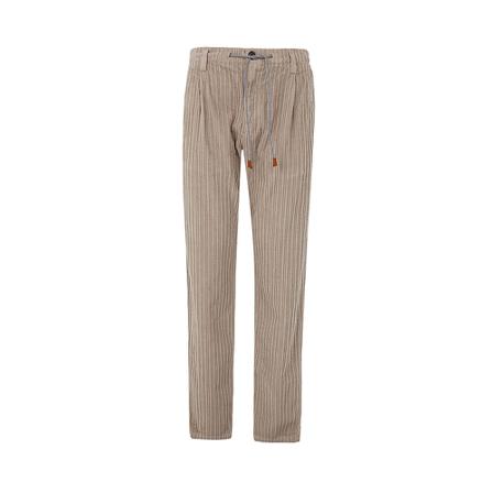 Eleventy, Straight Trousers Beige, Heren, Maat:W33