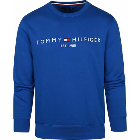 Tommy Hilfiger Trui Logo , Blauw , Heren , Maat: S