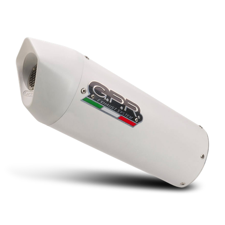 G.P.R. Albus Evo4 Full System White - Kawasaki Ninja 650 2017-2020