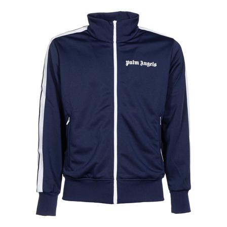 Palm Angels Zip-through Jakke Blå, Herre