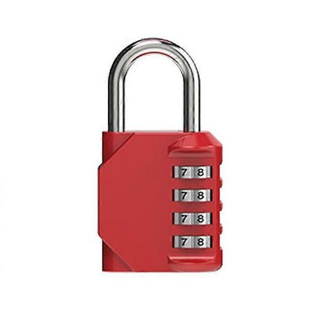 Lukko, Koodilukko, 4-numeroinen Ulkokäyttöön Sopiva Vedenkestävä Nollautuva Yhdistelmälukko Koulujen Kuntosalin Lokeroihin, Varastoon, Kaappeihin jne.